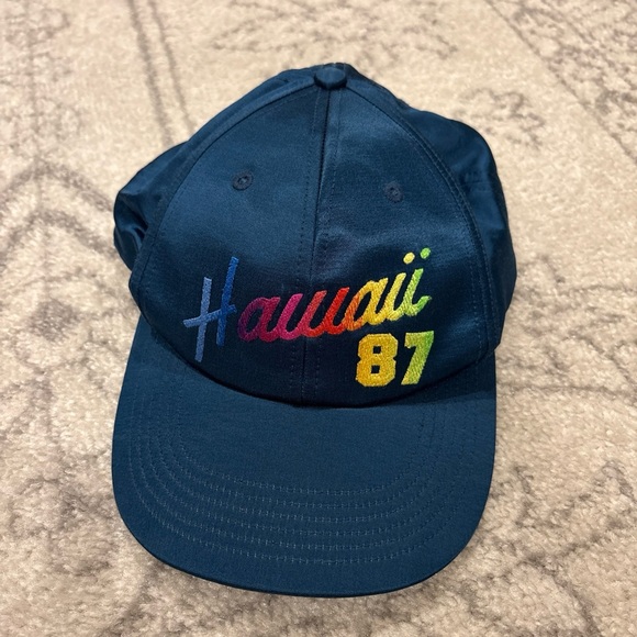RARE Just Don Hawaii 87 Hat Leather Brim